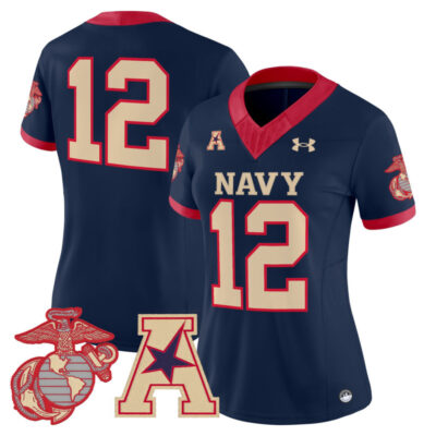 Women's Navy Midshipmen Vapor USMC Premier Jersey - Navy / 12th Man