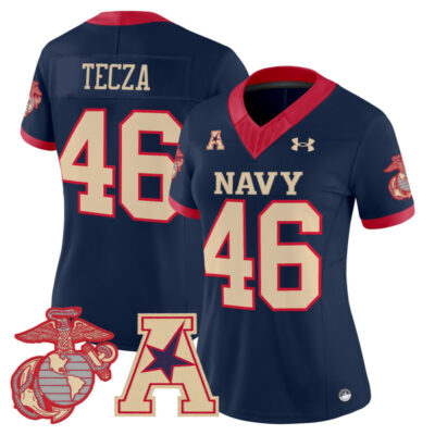 Women's Navy Midshipmen Vapor USMC Premier Jersey - Navy / Alex Tecza