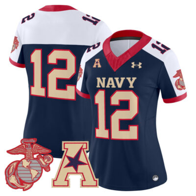 Women's Navy Midshipmen Vapor USMC Premier Jersey - Navy Alternate / 12th Man