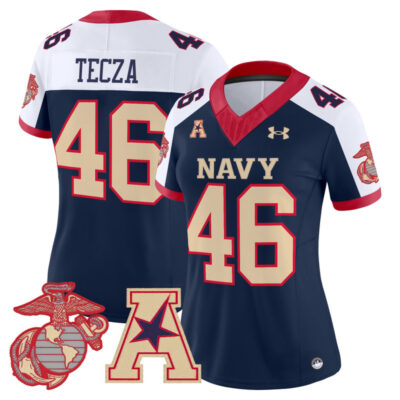 Women's Navy Midshipmen Vapor USMC Premier Jersey - Navy Alternate / Alex Tecza