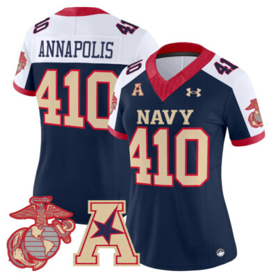 Women's Navy Midshipmen Vapor USMC Premier Jersey - Navy Alternate / Annapolis 410
