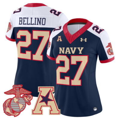 Women's Navy Midshipmen Vapor USMC Premier Jersey - Navy Alternate / Joe Bellino