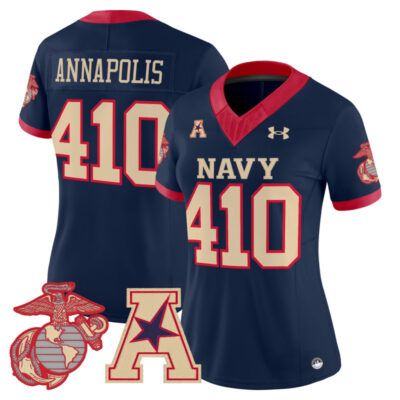 Women's Navy Midshipmen Vapor USMC Premier Jersey - Navy / Annapolis 410
