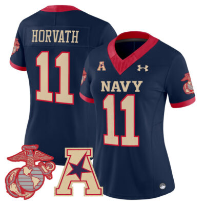 Women's Navy Midshipmen Vapor USMC Premier Jersey - Navy / Blake Horvath
