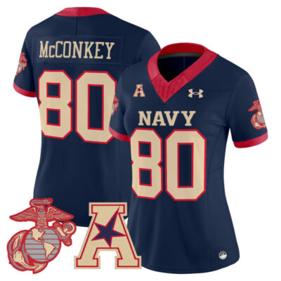 Women's Navy Midshipmen Vapor USMC Premier Jersey - Navy / Phil McConkey