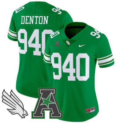 Women's North Texas Mean Green 2025 Vapor Limited Jersey - Green Denton 940