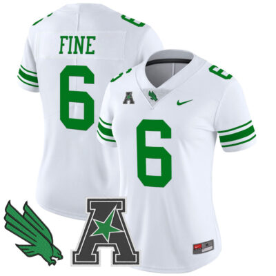 Women's North Texas Mean Green 2025 Vapor Limited Jersey - White Mason Fine