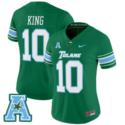 Women's Tulane Green Wave 2025 Vapor Limited Jersey - Green Shaun King