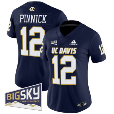 Women's UC Davis Aggies 2025 'Lake Tahoe Patch' Vapor Limited Jersey - Navy Caden Pinnick