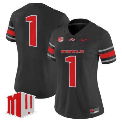 Women's UNLV Rebels 2025 Vapor Limited Jersey - Black #1 Team