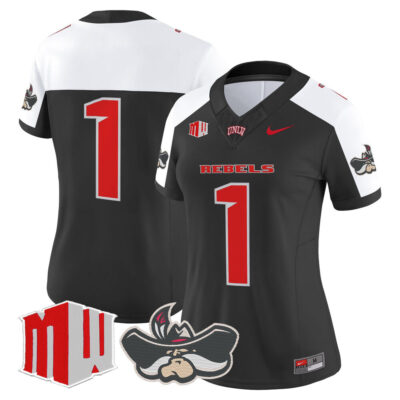 Women's UNLV Rebels 2025 Vapor Limited Jersey - Black Alternate #1 Team