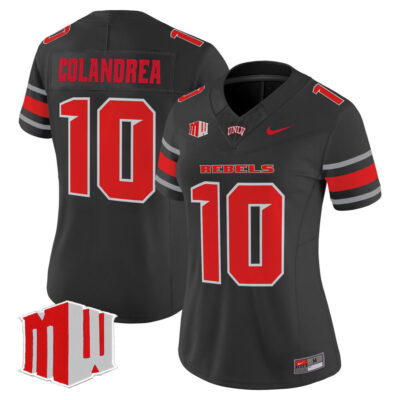 Women's UNLV Rebels 2025 Vapor Limited Jersey - Black Anthony Colandrea