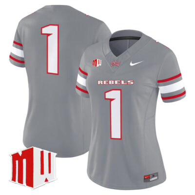 Women's UNLV Rebels 2025 Vapor Limited Jersey - Gray #1 Team