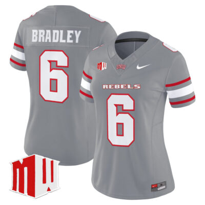 Women's UNLV Rebels 2025 Vapor Limited Jersey - Gray Jaden Bradley