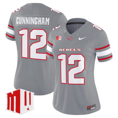 Women's UNLV Rebels 2025 Vapor Limited Jersey - Gray Randall Cunningham