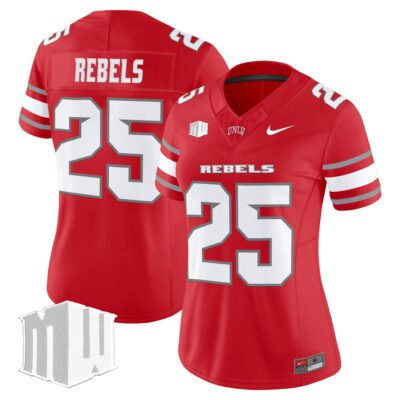 Women's UNLV Rebels 2025 Vapor Limited Jersey - Red #25 Rebels