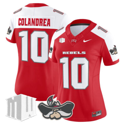 Women's UNLV Rebels 2025 Vapor Limited Jersey - Red Alternate Anthony Colandrea