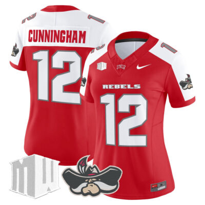 Women's UNLV Rebels 2025 Vapor Limited Jersey - Red Alternate Randall Cunningham