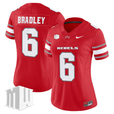 Women's UNLV Rebels 2025 Vapor Limited Jersey - Red Jaden Bradley