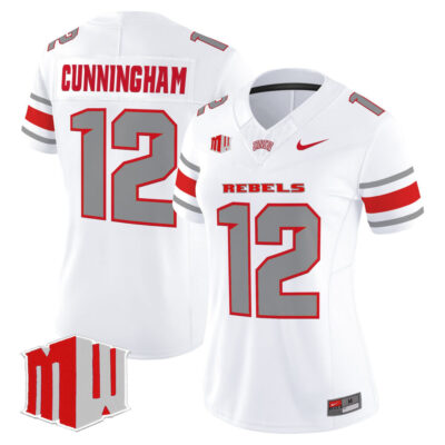 Women's UNLV Rebels 2025 Vapor Limited Jersey - White Randall Cunningham