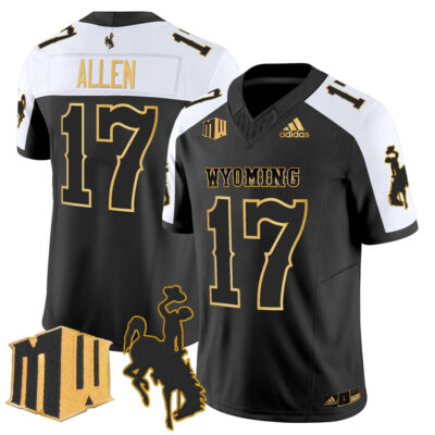 Wyoming Cowboys 2025 Gold Vapor Limited Jersey - Alternate Josh Allen