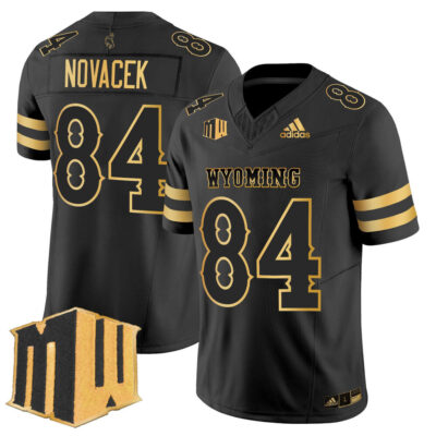 Wyoming Cowboys 2025 Gold Vapor Limited Jersey - Black Gold Jay Novacek