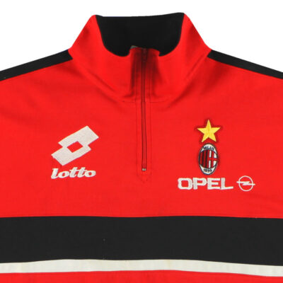 Alternative view of 1995-96 AC Milan Lotto 1/4 Zip Training Top