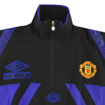 1996-97 Manchester United 1/2 Zip Track Jacket - Image 3