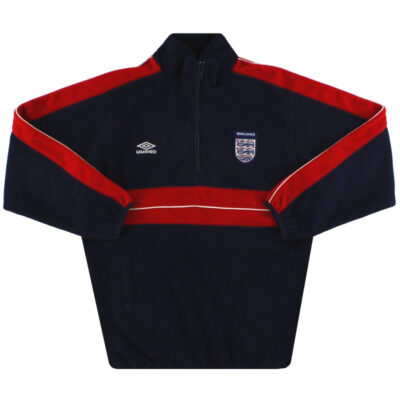 2000-01 England 1/4 Zip Fleece Jacket