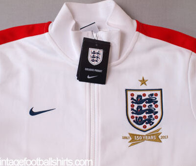 Alternative view of 2013 England '150th Anniversary' N98 Track Top