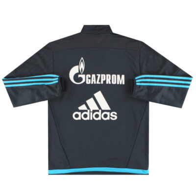 Alternative view of 2015-16 Schalke Player Issue 1/4 Zip Top
