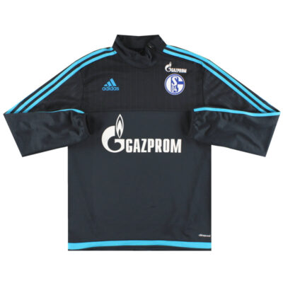 2015-16 Schalke Player Issue 1/4 Zip Top