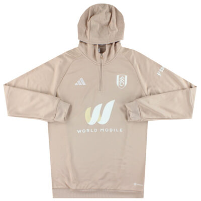 2023-24 Fulham Tiro23 1/4 Zip Hooded Jacket