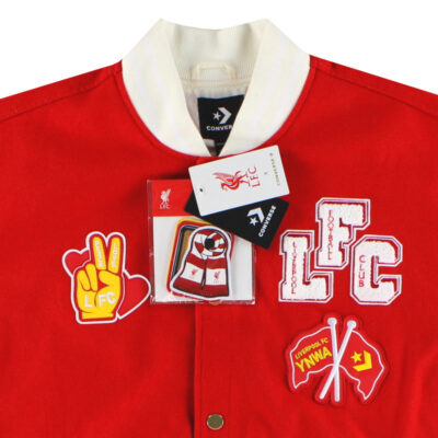 Alternative view of 2023-24 Liverpool x Converse Varsity Jacket