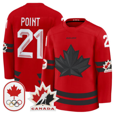 2026 Canada Olympic Premium Hockey Jersey - Red / Brayden Point