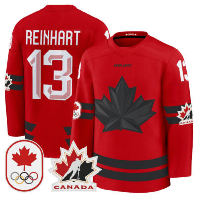 2026 Canada Olympic Premium Hockey Jersey - Red / Sam Reinhart