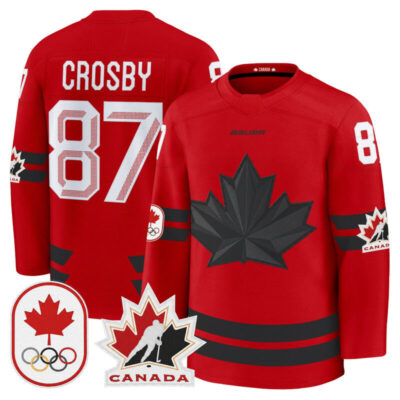 2026 Canada Olympic Premium Hockey Jersey - Red / Sidney Crosby