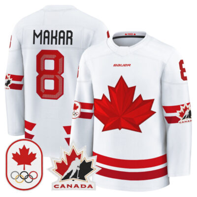 2026 Canada Olympic Premium Hockey Jersey - White / Cale Makar