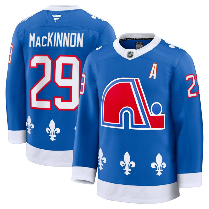 #29 Nathan MacKinnon Colorado Avalanche Throwback Premium Jersey - Nathan MacKinnon