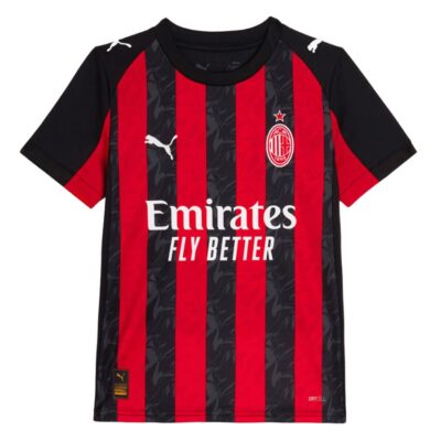 Ac Milan Children's Home Jersey 2025-2026