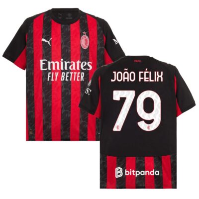 Ac Milan Home Jersey 2025-2026 Joao Felix