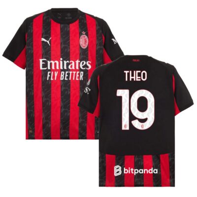 Ac Milan Home Jersey 2025-2026 Theo