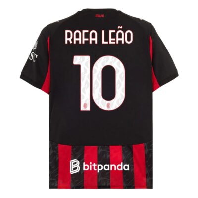 Alternative view of Ac Milan Home Shirt 2025-2026 Rafael Leao