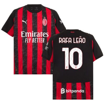 Ac Milan Home Shirt 2025-2026 Rafael Leao