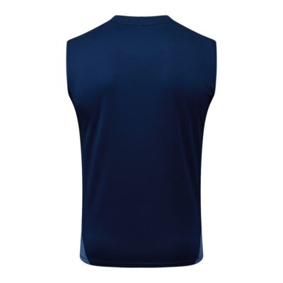 Al Nassr 2025/2026 Dark Blue Jersey Tank Top and Shorts Soccer Training Suit - Image 3