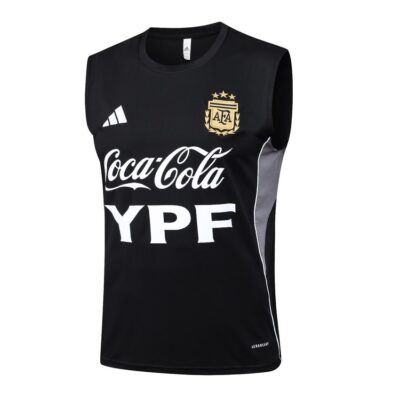 Alternative view of Argentina 2025 2026 Black Night Jersey Tank Top Shorts Soccer Training Suit
