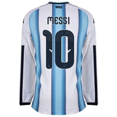 Alternative view of Argentina Home Jersey 2026 2027 Messi Long Sleeve