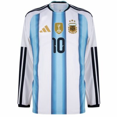 Argentina Home Jersey 2026 2027 Messi Long Sleeve - Image 3