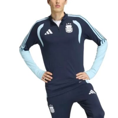 Argentina Navy Blue Training Technical FIFA World Cup Tracksuit 2026/27