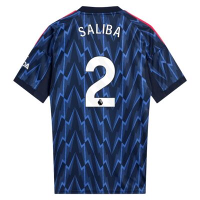 Alternative view of Arsenal Away Jersey 2025-2026 Saliba